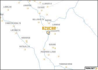 map of Azúcar