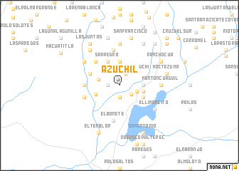 map of Azuchil