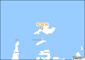 map of Azuchi