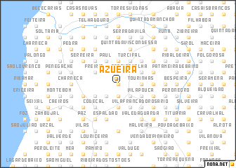 map of Azueira