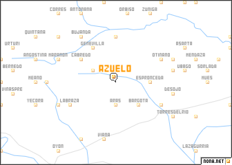 map of Azuelo