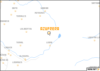 map of Azufrera