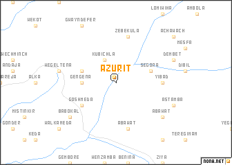 map of Āzurīt