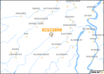 map of Azuzuama