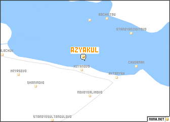 map of Azyakul\