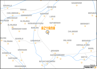 map of Azyāna