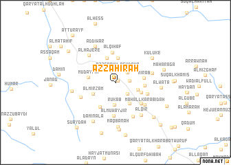 map of Az̧ Z̧āhirah