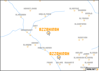 map of Az̧ Z̧āhirah