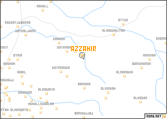 map of Az̧ Z̧āhir