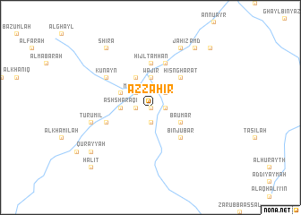 map of Az Zāhir