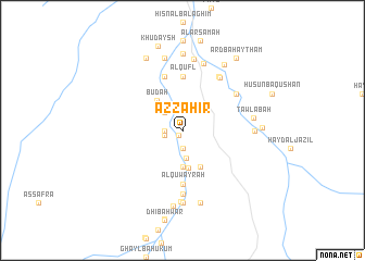 map of Az̧ Z̧āhir