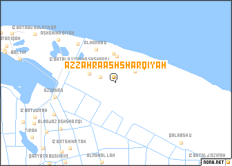 map of Az Zahrāʼ ash Sharqīyah