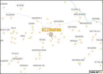 map of Az̧ Z̧ahrah