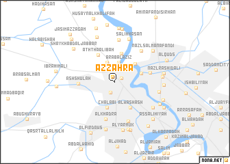 map of Az Zahrāʼ