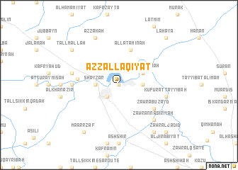 map of Az Zallāqīyāt