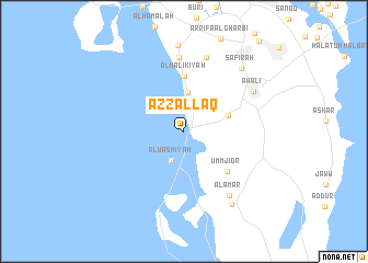 map of Az Zallāq