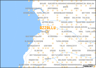 map of Az Zallū