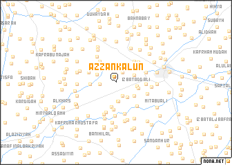 map of Az Zankalūn