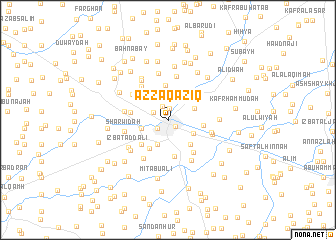 map of Az Zaqāzīq