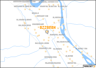 map of Az Zārah