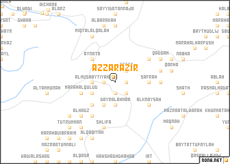 map of Az Zarāzīr