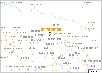 map of Az Zarībah