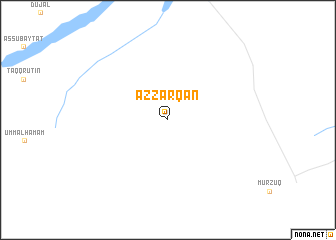 map of Az Zarqān