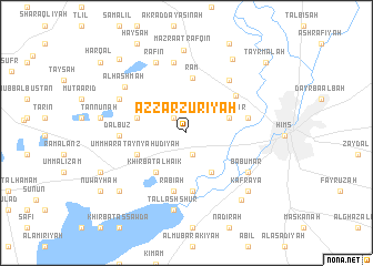 map of Az Zarzūrīyah