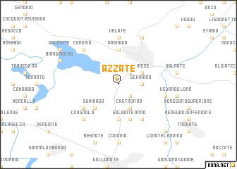 map of Azzate