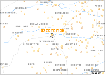 map of Az Zaydīyah