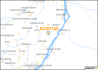 map of Az Zaytūn