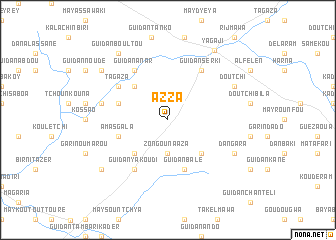 map of Azza