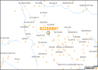 map of Az Zérahy