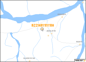 map of Az Zihayrīyah