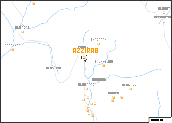 map of Az Zirāb