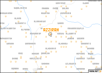 map of Az Zīrah