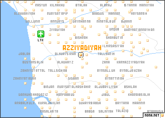 map of Az Ziyādīyah