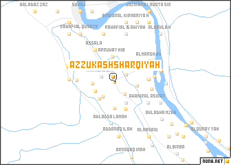 map of Az Zūk ash Sharqīyah