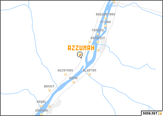 map of Az Zūmah