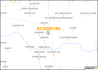 map of Az Zunayyah