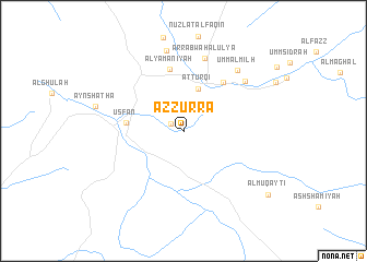 map of Az Zurra‘