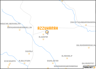 map of Az Zuwārah