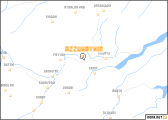 map of Az̧ Z̧uwayhir