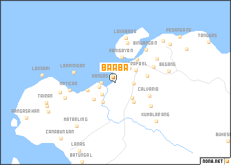 map of Baaba