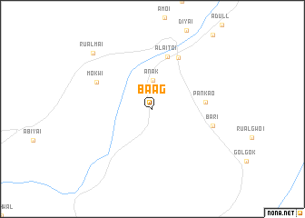 map of Baag