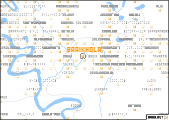 map of Bāaikhola