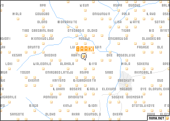 map of Baaki