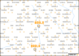 map of Baala