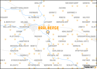 map of Baalberge