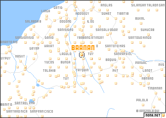 map of Baanan